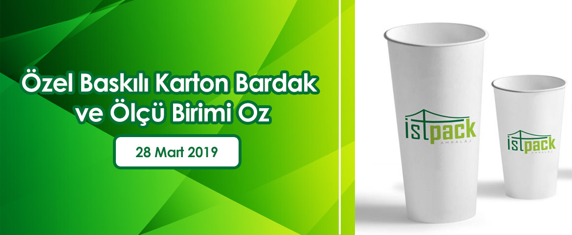 Özel Baskılı Karton Bardak