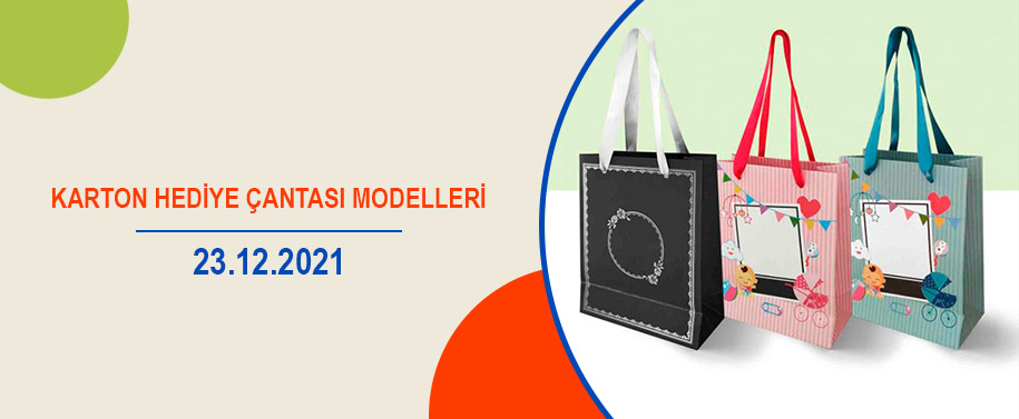 Karton Hediye Çantası Modelleri