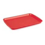 Kırmızı Plastik Fastfood Tepsisi - 36x27 cm