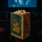 Kraft Midi Popcorn Kesesi - 15x20x8 cm - Görsel 2