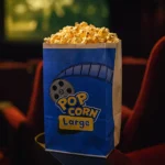 Kraft Large Popcorn Kesesi - 15x28x8 cm
