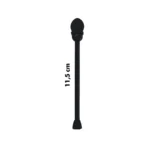 Orta Boy Siyah Tıkaçlı Karıştırıcı - 11.5 cm