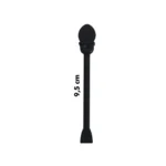 Büyük Tıkaçlı Karıştırıcı - 16 Oz - 13.5 cm Siyah