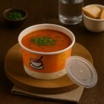 Standart Baskılı Karton Çorba Kasesi - 14 oz - 50 Adet