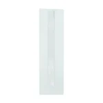 Pencereli Beyaz Sülfit Baget Kesesi - 9.5x37x5.5 cm