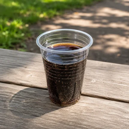 plastik bardak dolu