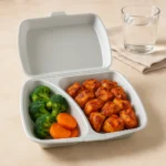 2 Gözlü Kapaklı Ekolojik Yemek Kabı - 1200 ml
