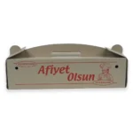 Saplı Küçük Test Lahmacun Kutusu - 12x40x10 cm - 100 Adet