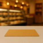 Gold Mukavva Pasta Altlığı - 8x11 cm - 100 Adet
