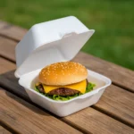 Küçük Köpük Hamburger Kutusu - 250 Adet